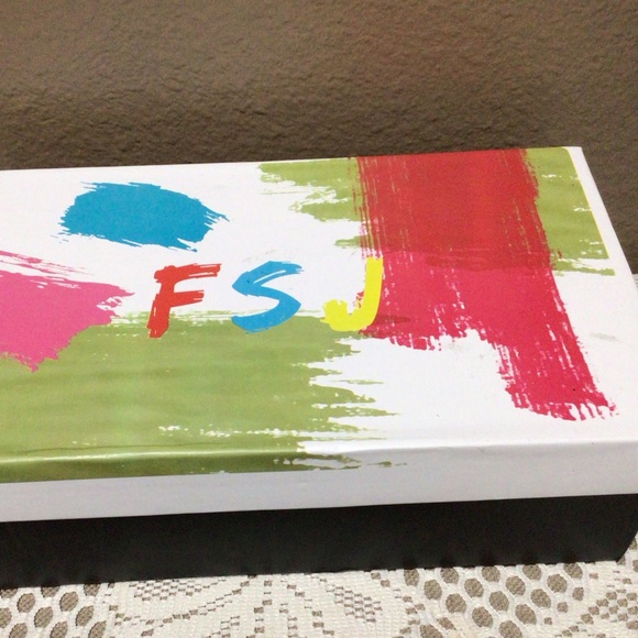 NEW FSJ Women Bridal Pointed Toe Chunky Block Low Heel Crystal Pumps Slip on. - Picture 12 of 15